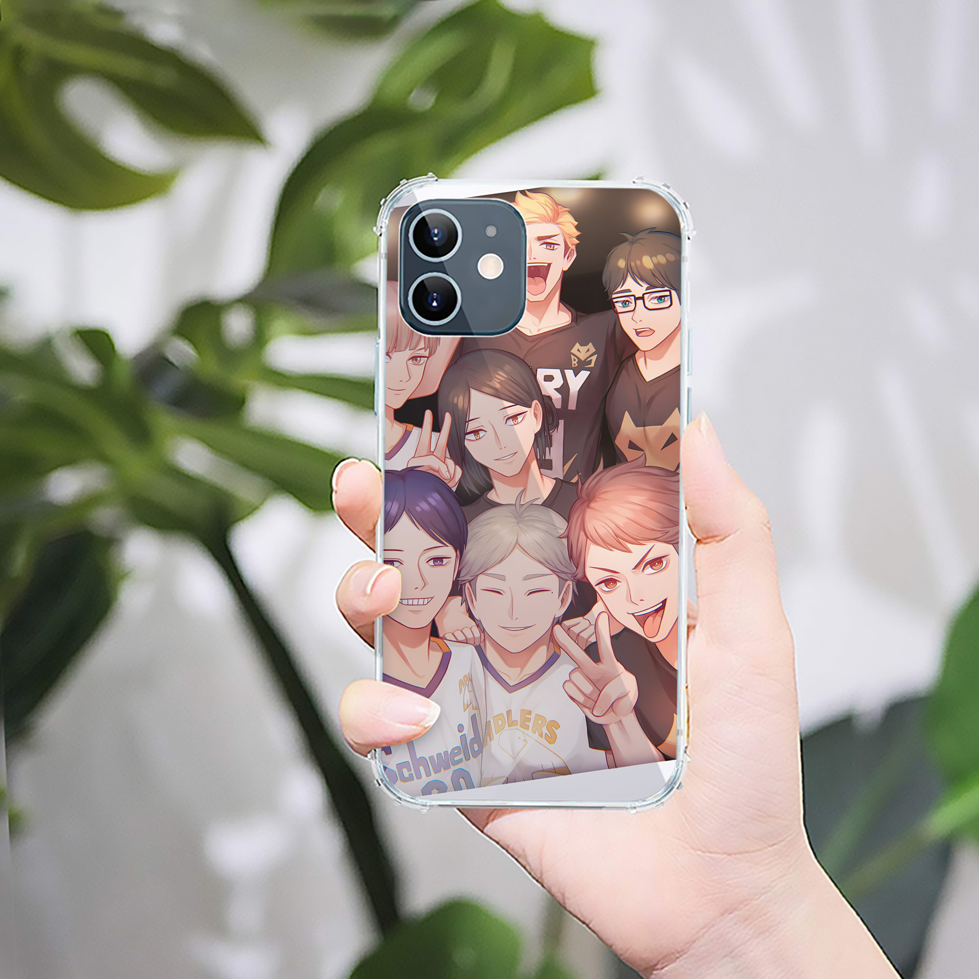 （画像用） ハイキュー!! Haikyu!! 【iPhone 12シリーズ対応】透明スマホケース（クリアソフトケース）